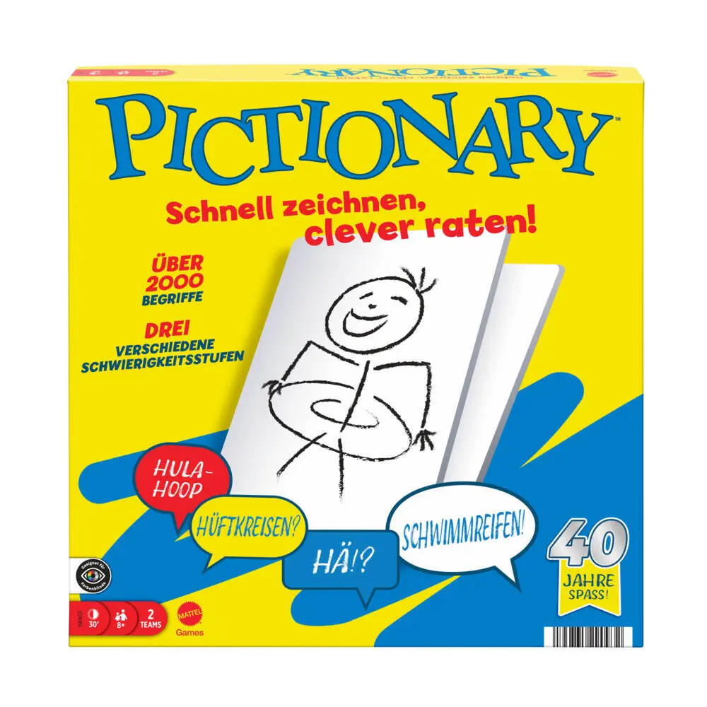 Cover: 194735290932 | Pictionary (D) | Spiel | Karton | JDX99 | Deutsch | 2025 | Mattel