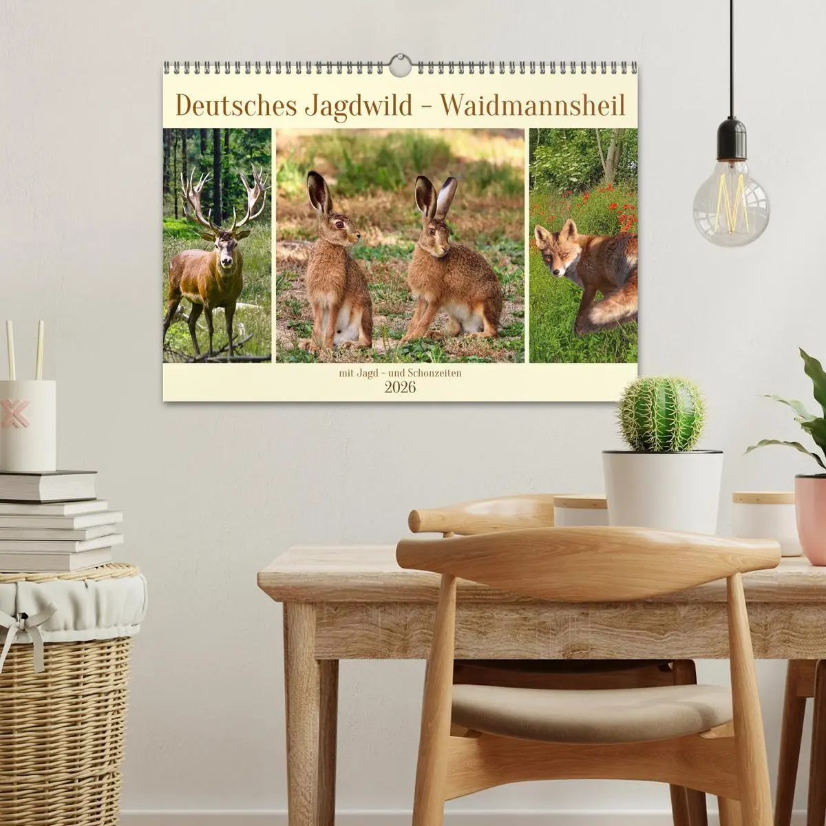 Bild: 9783457520932 | Deutsches Jagdwild - Waidmannsheil (Wandkalender 2026 DIN A3 quer),...