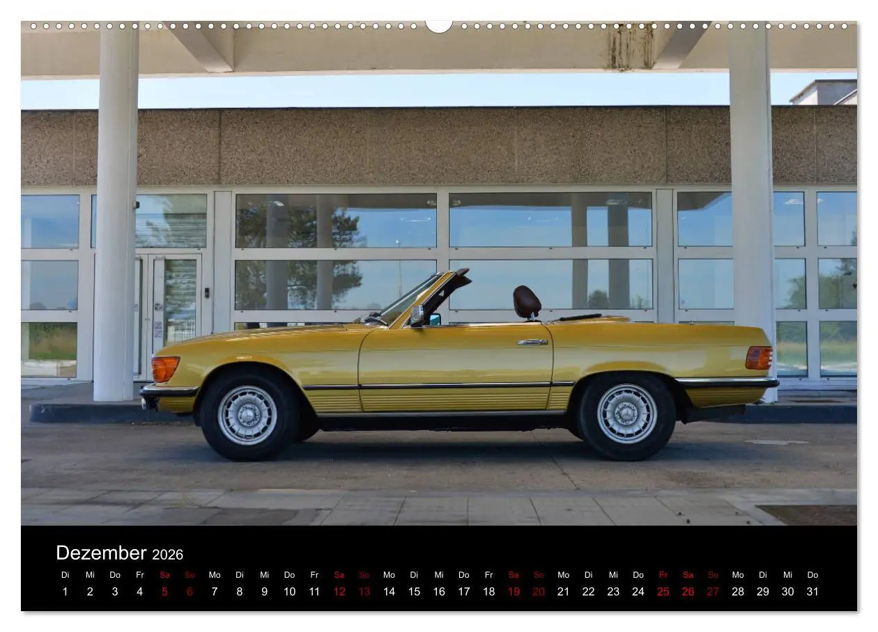 Bild: 9783457900932 | Mercedes SL W107 - zeitlose Eleganz (Wandkalender 2026 DIN A2...