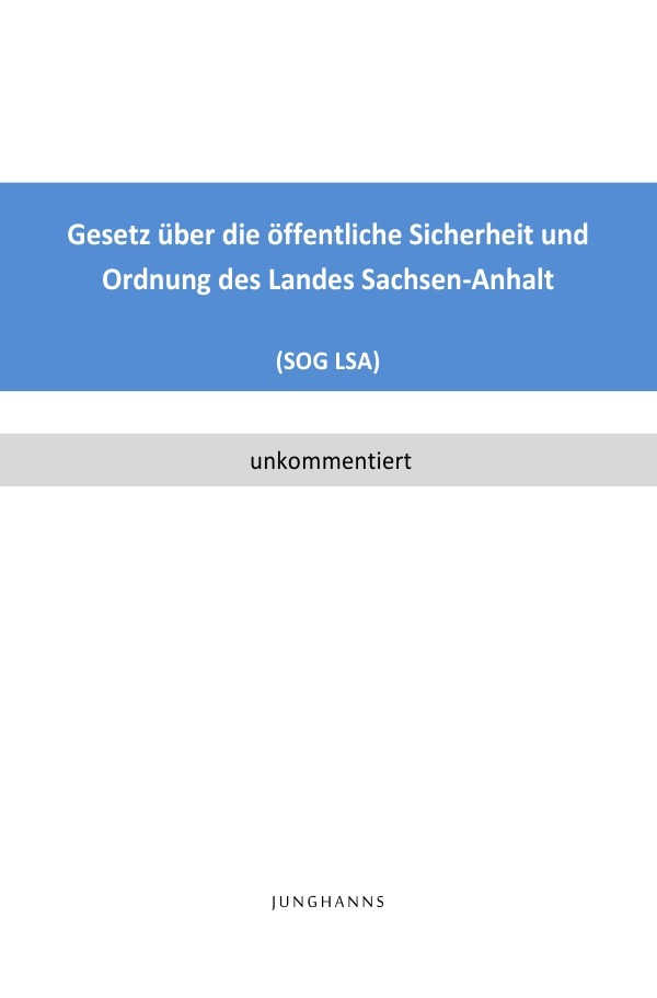 Cover: 9783746770932 | Gesetz über die öffentliche Sicherheit und Ordnung des Landes...