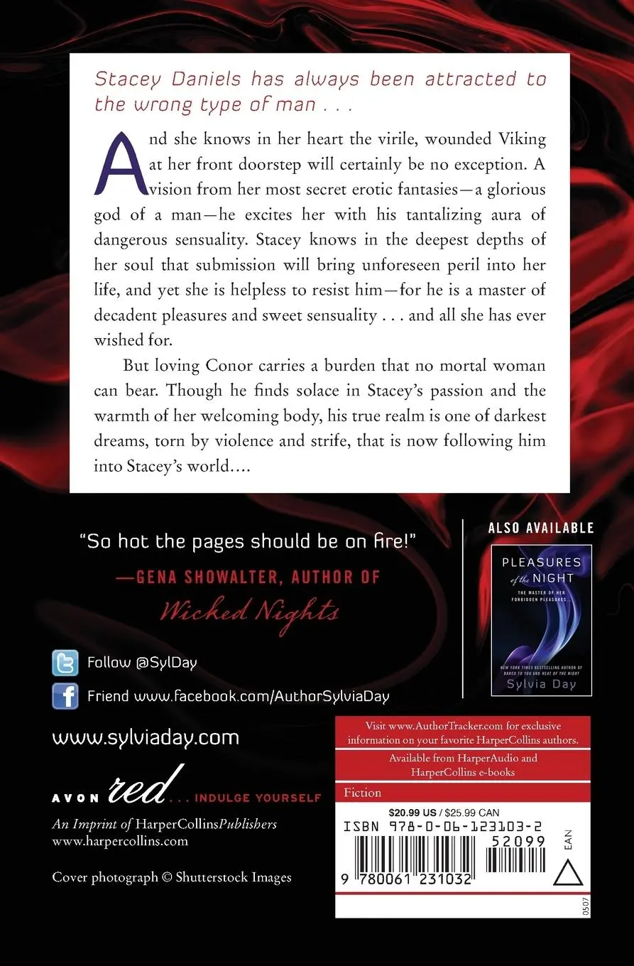 Rückseite: 9780061231032 | Heat of the Night | Sylvia Day | Taschenbuch | Englisch | 2008