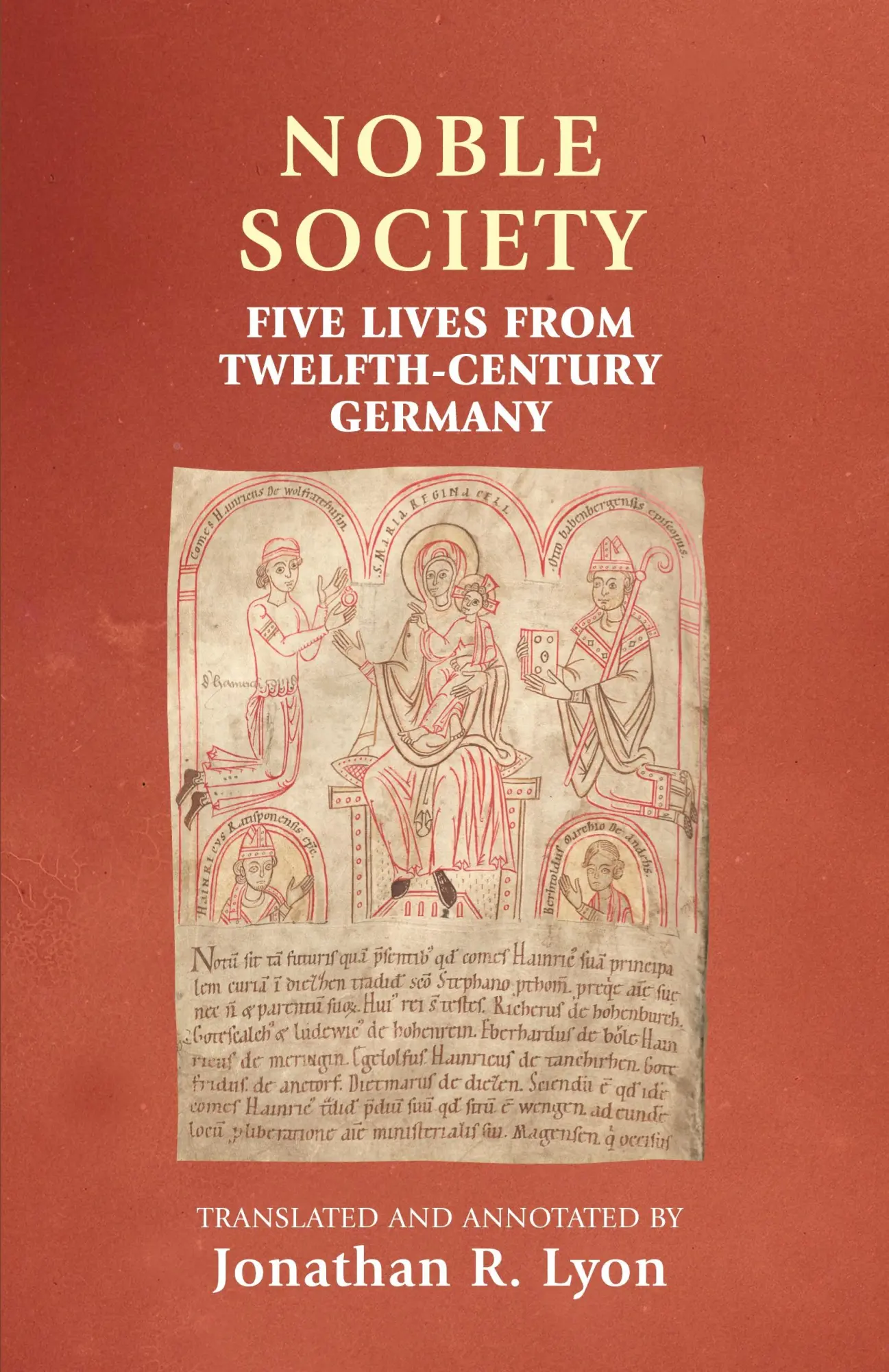 Cover: 9780719091032 | Noble society | Five lives from twelfth-century Germany | Lyon | Buch