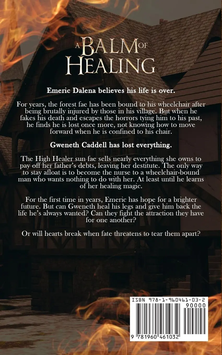 Rückseite: 9781960461032 | A Balm of Healing | A Wheelchair Fantasy Romance | Sydney Winward