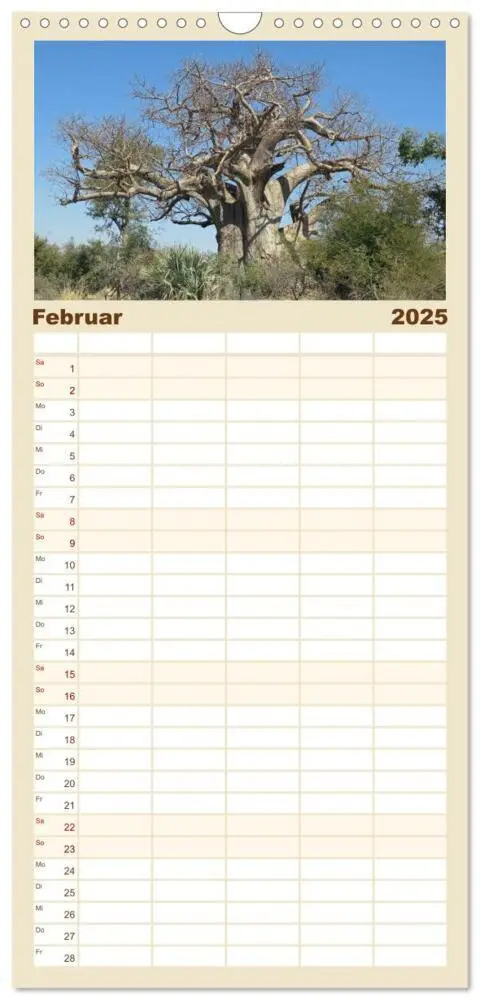 Bild: 9783457101032 | Familienplaner 2025 - Natur und Landschaft. Südliches Afrika 2025...