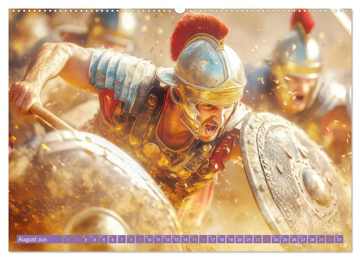 Bild: 9783457341032 | Die Römer - Kämpfe und Alltag (hochwertiger Premium Wandkalender...