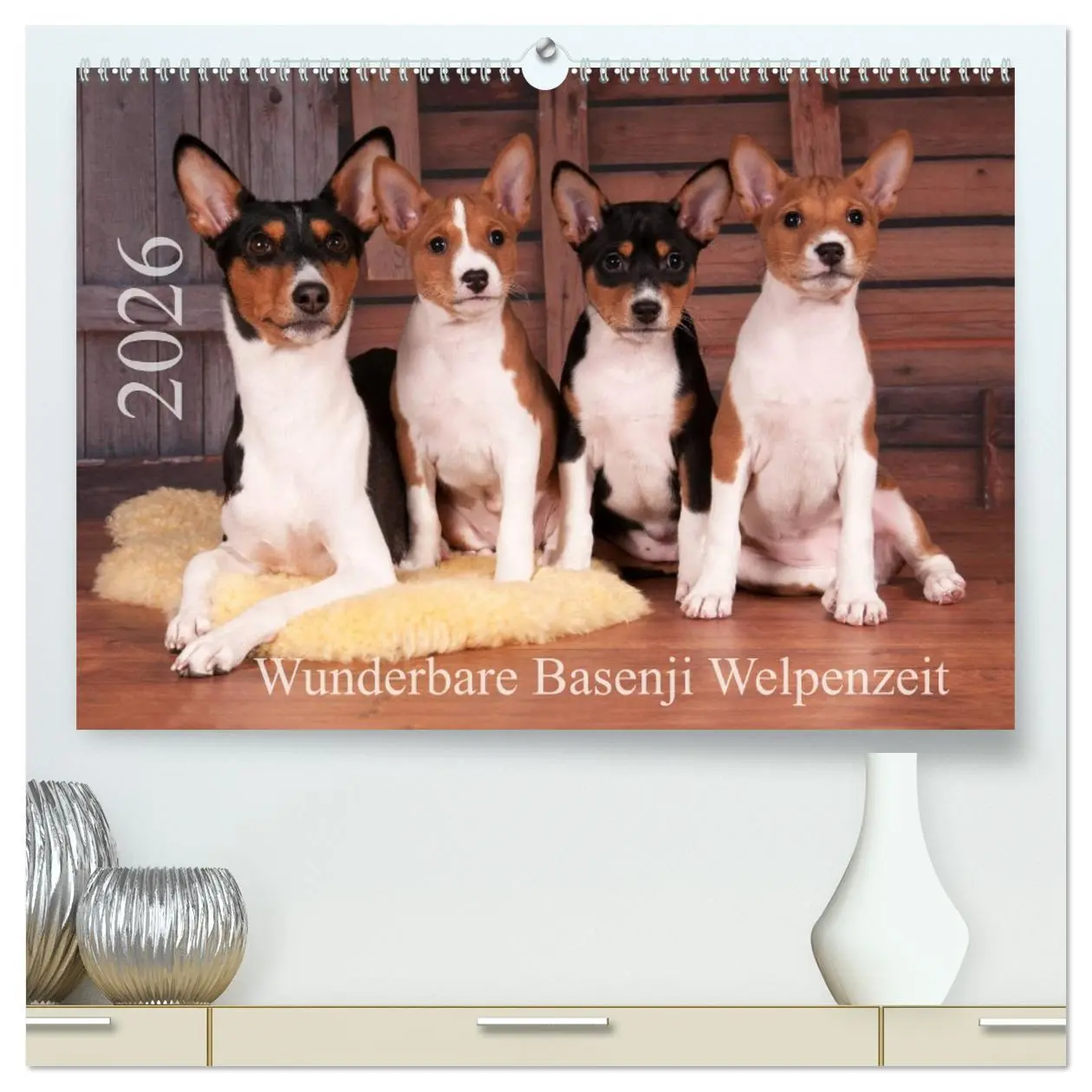 Cover: 9783457721032 | Wunderbare Basenji Welpenzeit (hochwertiger Premium Wandkalender...