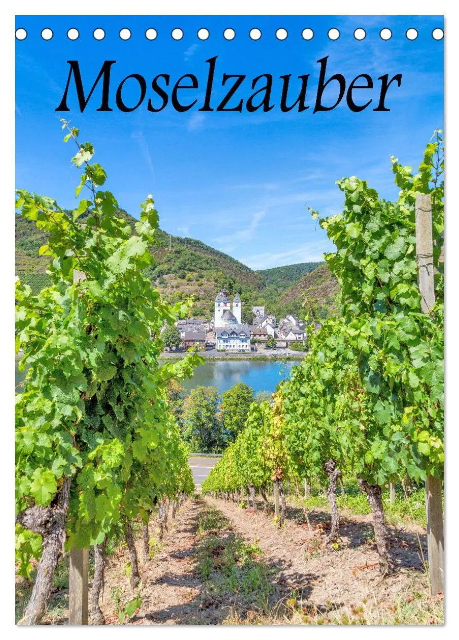 Cover: 9783516361032 | Moselzauber (Tischkalender 2026 DIN A5 hoch), CALVENDO Monatskalender