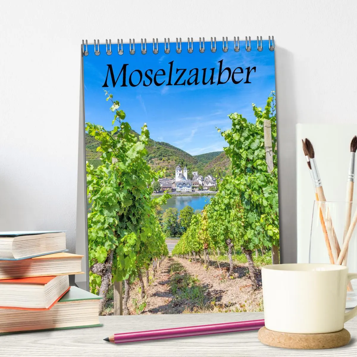 Bild: 9783516361032 | Moselzauber (Tischkalender 2026 DIN A5 hoch), CALVENDO Monatskalender