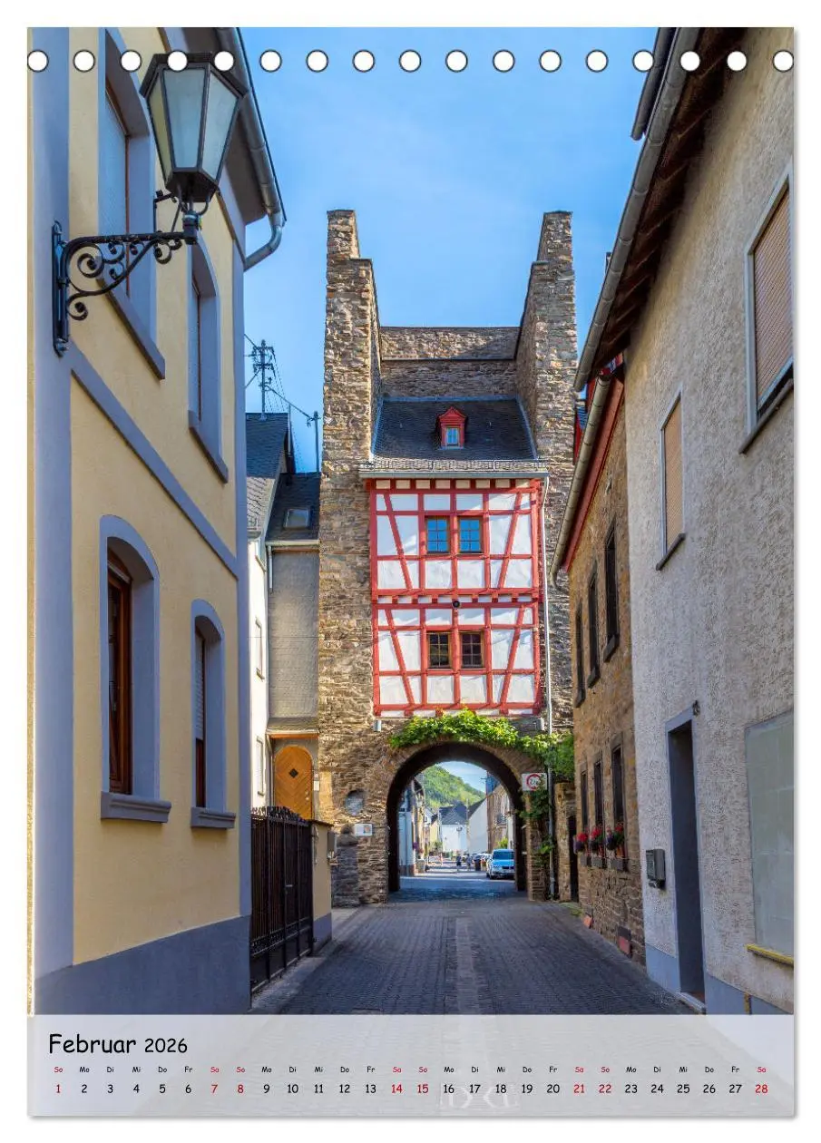 Bild: 9783516361032 | Moselzauber (Tischkalender 2026 DIN A5 hoch), CALVENDO Monatskalender