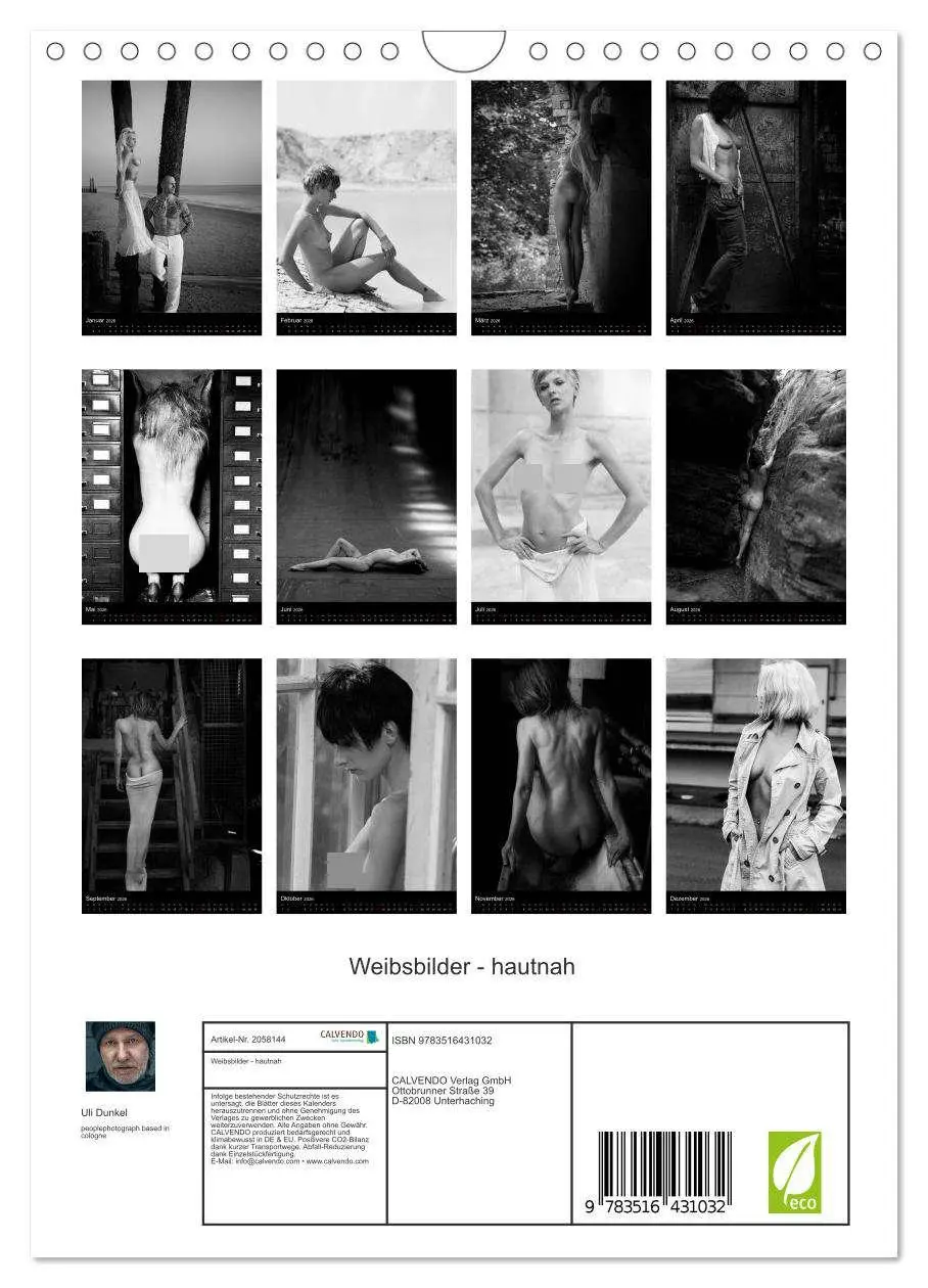 Bild: 9783516431032 | Weibsbilder - hautnah (Wandkalender 2026 DIN A4 hoch), CALVENDO...