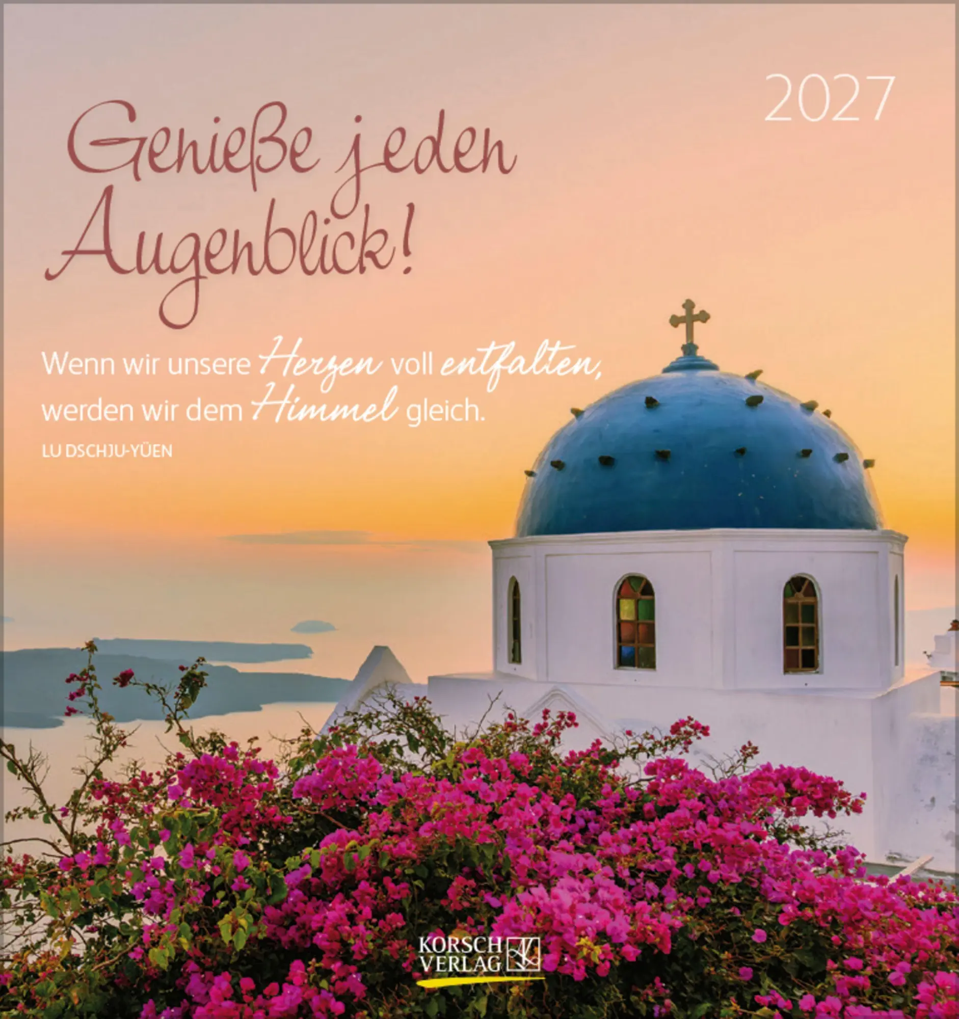 Cover: 9783819301032 | Genieße jeden Augenblick 2027 | aufstellbarer Postkartenkalender