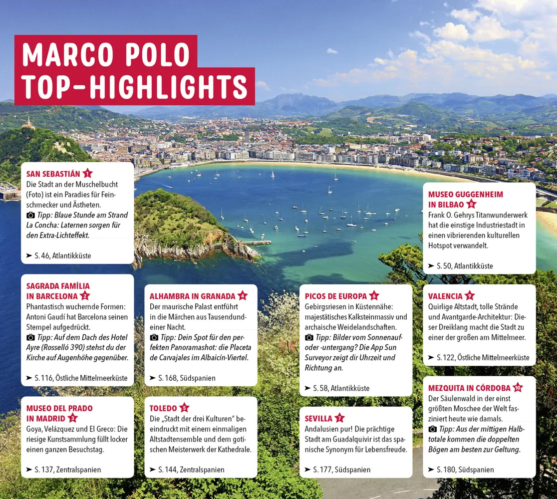 Bild: 9783829751032 | MARCO POLO Reiseführer Spanien | Andreas Drouve | Taschenbuch | 2022