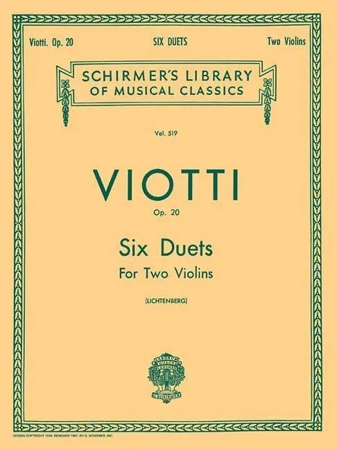 Cover: 9780793551132 | 6 Duets, Op. 20 | Leopold Lichtenberg | Taschenbuch | Englisch | 1986