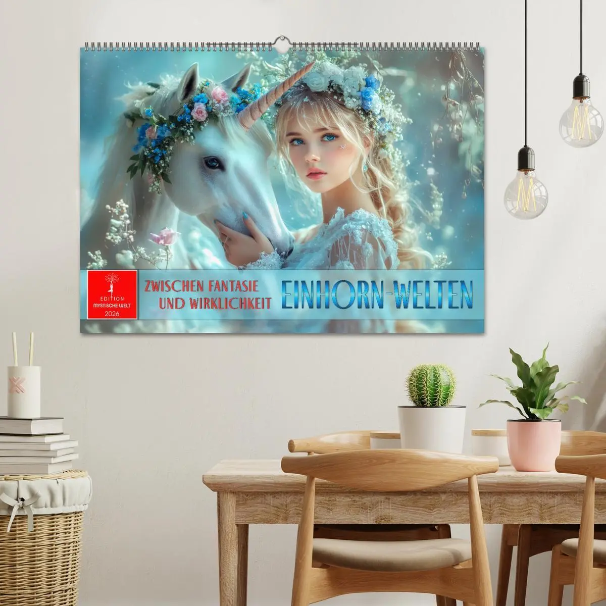 Bild: 9783457261132 | Einhorn-Welten - zwischen Fantasie und Wirklichkeit (Wandkalender...