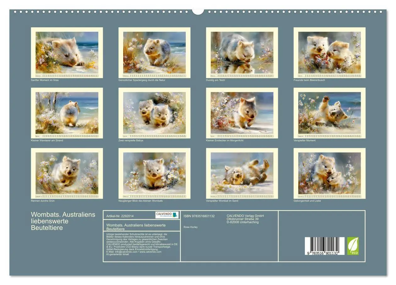 Bild: 9783516801132 | Wombats. Australiens liebenswerte Beuteltiere (hochwertiger Premium...
