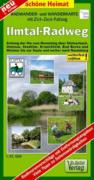 Cover: 9783895911132 | Ilmtal-Radwanderweg 1 : 35 000 | Taschenbuch | Schöne Heimat | 2 S. Cover: 9783895911132 | Ilmtal-Radwanderweg 1 : 35 000 | Taschenbuch | Schöne Heimat | 2 S.