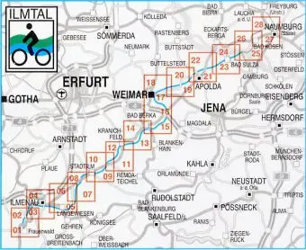 Bild: 9783895911132 | Ilmtal-Radwanderweg 1 : 35 000 | Taschenbuch | Schöne Heimat | 2 S.