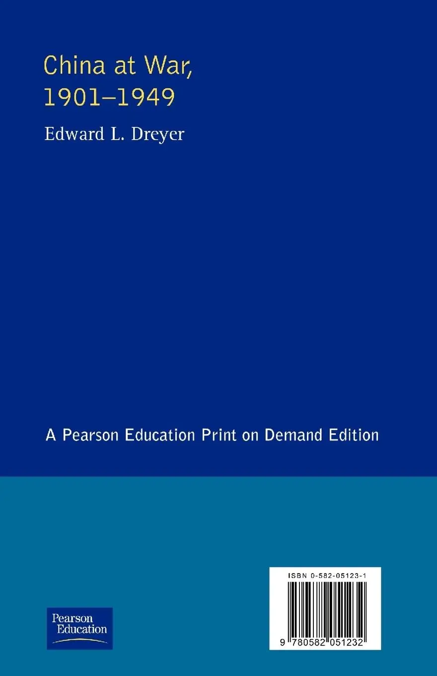 Rückseite: 9780582051232 | China at War 1901-1949 | Edward L. Dreyer | Taschenbuch | Englisch