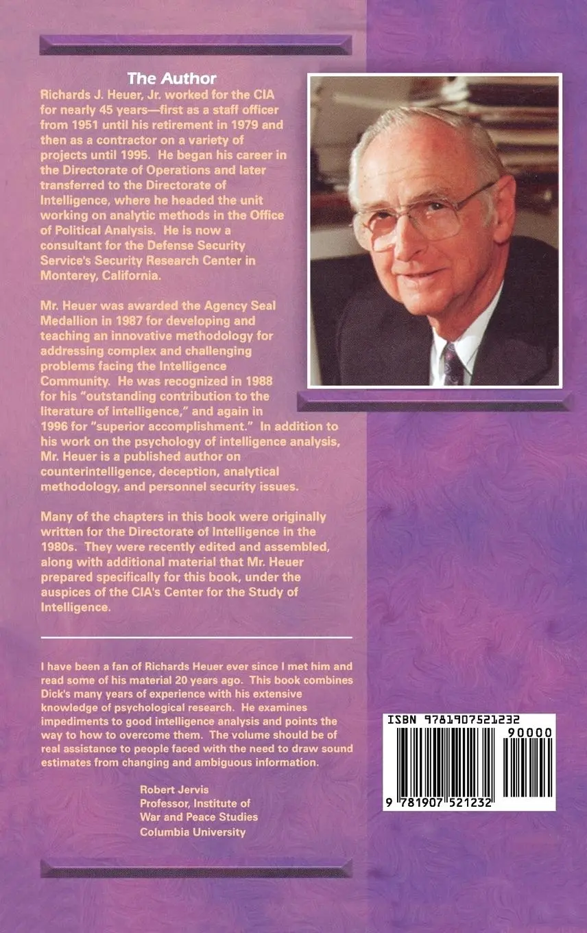 Rückseite: 9781907521232 | The Psychology of Intelligence Analysis | Richard J. Heuer | Buch