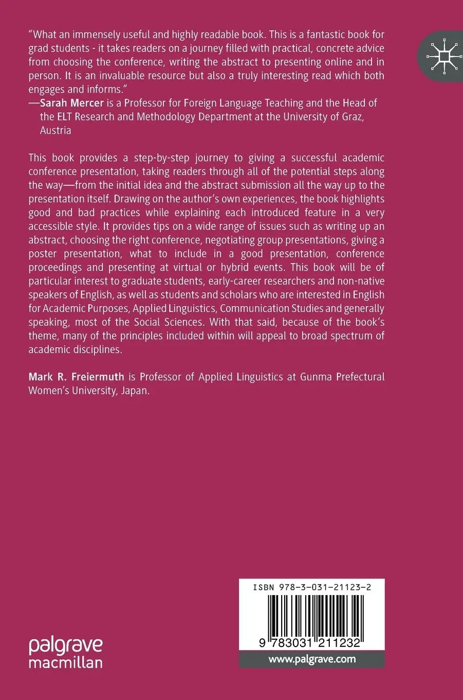 Rückseite: 9783031211232 | Academic Conference Presentations | A Step-by-Step Guide | Freiermuth