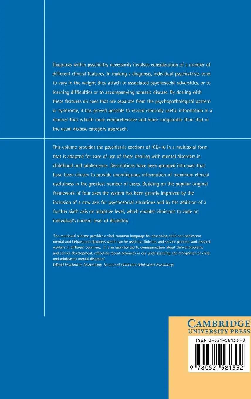 Rückseite: 9780521581332 | Multiaxial Classification of Child and Adolescent Psychiatric...