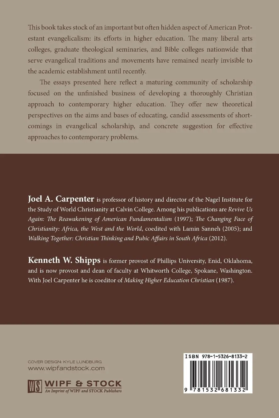 Rückseite: 9781532681332 | Making Higher Education Christian | Joel A. Carpenter (u. a.) | Buch