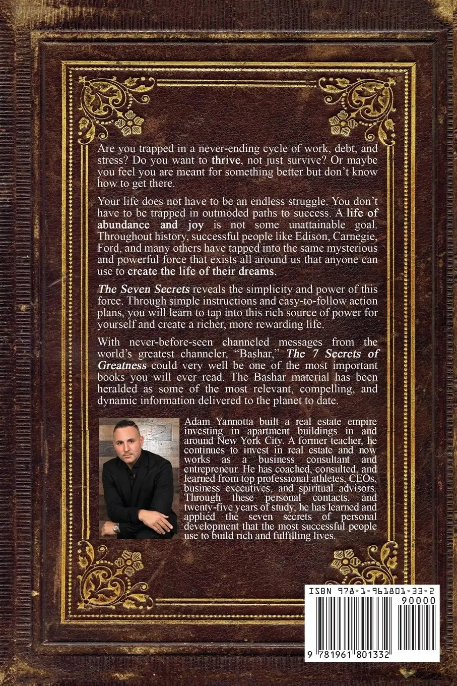 Rückseite: 9781961801332 | The 7 Secrets of Greatness | Adam Yannotta (u. a.) | Taschenbuch