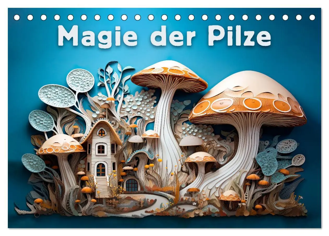 Cover: 9783457481332 | Magie der Pilze (Tischkalender 2026 DIN A5 quer), CALVENDO...
