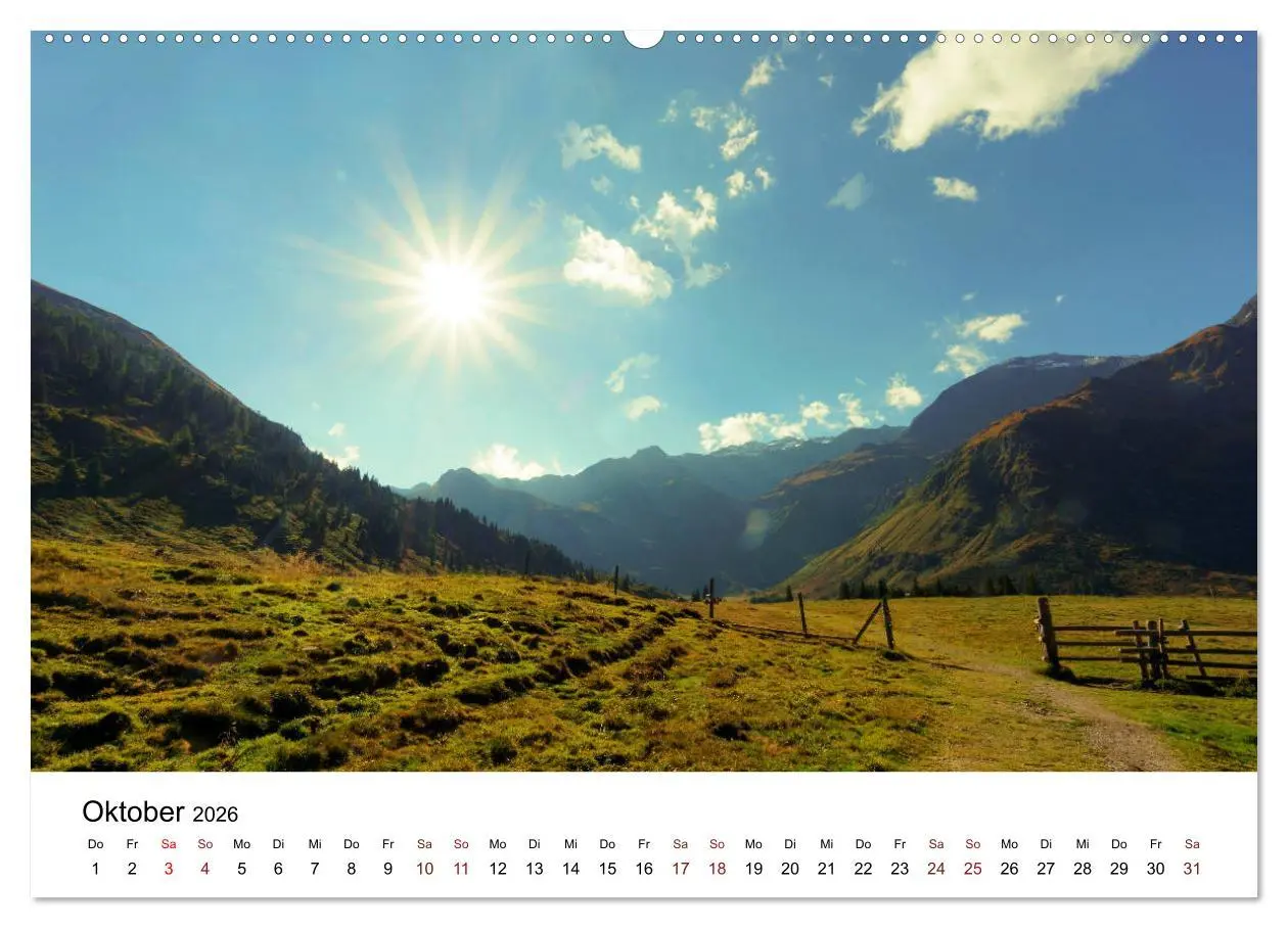 Bild: 9783457861332 | Die Gasteiner Berge Im Spätsommer (Wandkalender 2026 DIN A2 quer),...