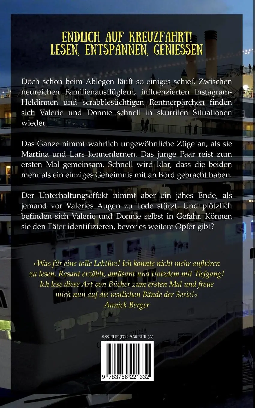 Rückseite: 9783756221332 | Wellen, Strand und Sonnenbrand | Ein BuchCafé Krimi | Ansermoz | Buch