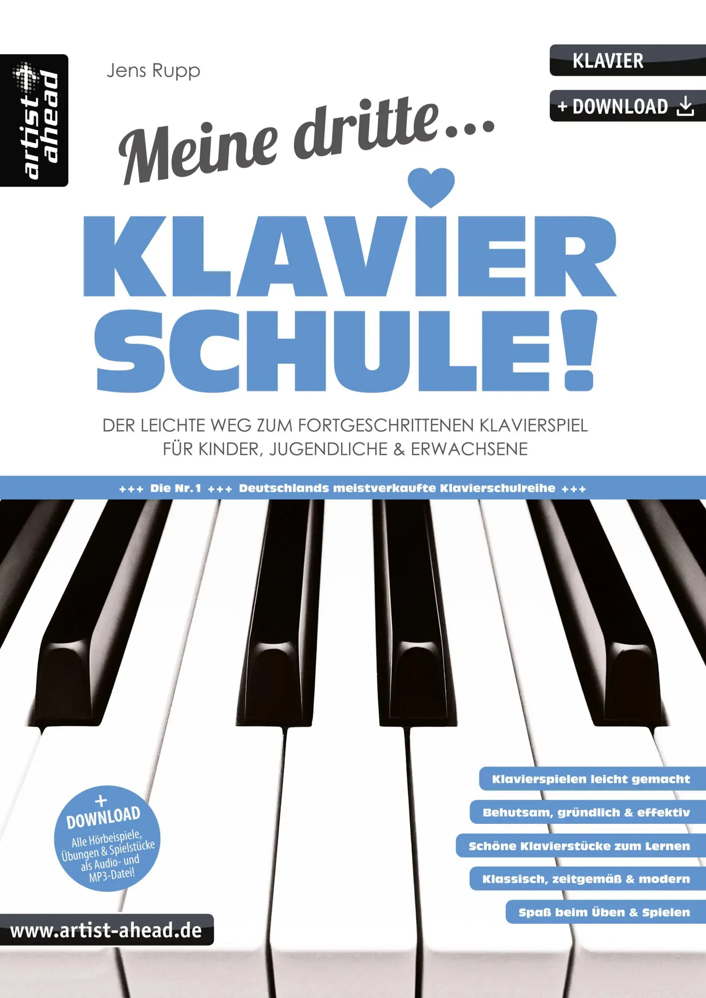 Cover: 9783866421332 | Meine dritte Klavierschule! | Jens Rupp | Broschüre | 72 S. | Deutsch