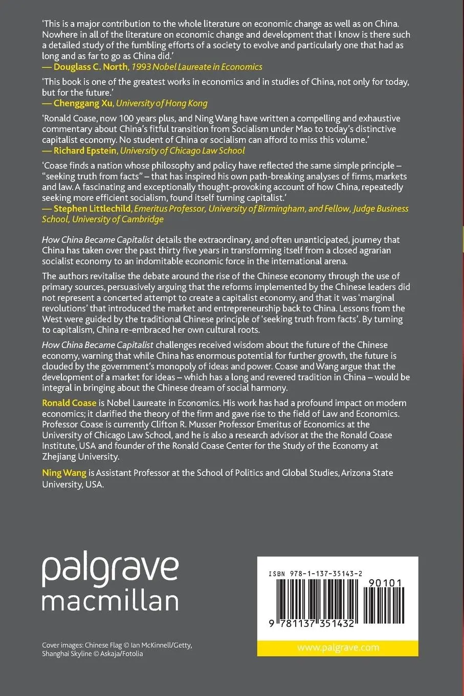 Rückseite: 9781137351432 | How China Became Capitalist | R. Coase (u. a.) | Taschenbuch | xi