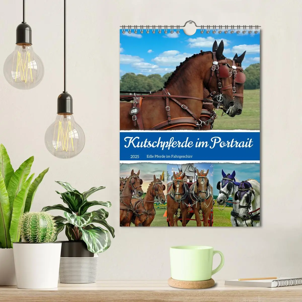 Bild: 9783435901432 | Kutschpferde im Portait (Wandkalender 2025 DIN A4 hoch), CALVENDO...