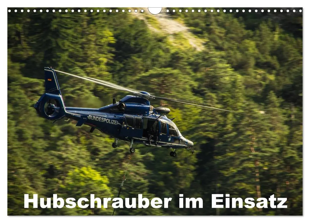 Cover: 9783516181432 | Hubschrauber im Einsatz (Wandkalender 2026 DIN A3 quer), CALVENDO...