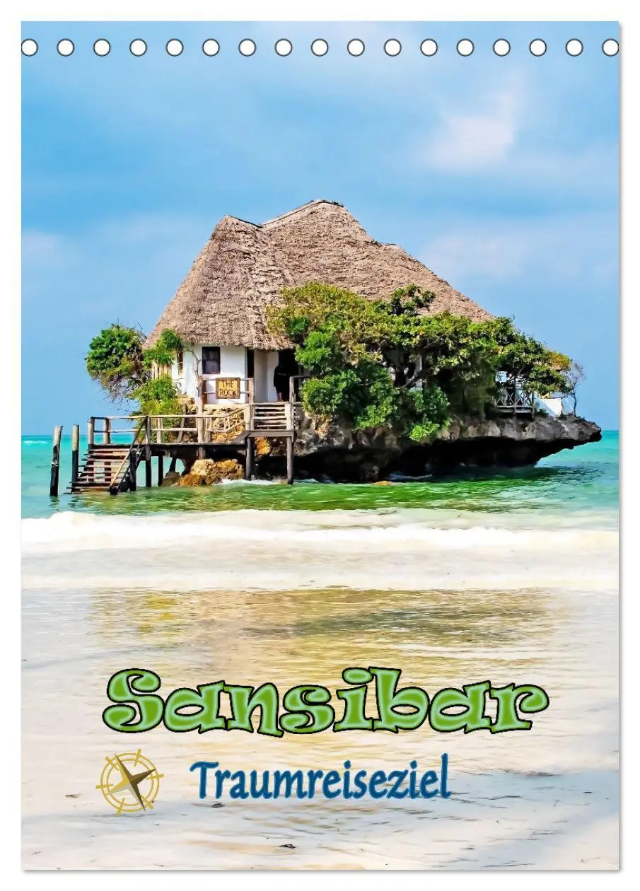Cover: 9783516321432 | Sansibar - Traumreiseziel (Tischkalender 2026 DIN A5 hoch),...