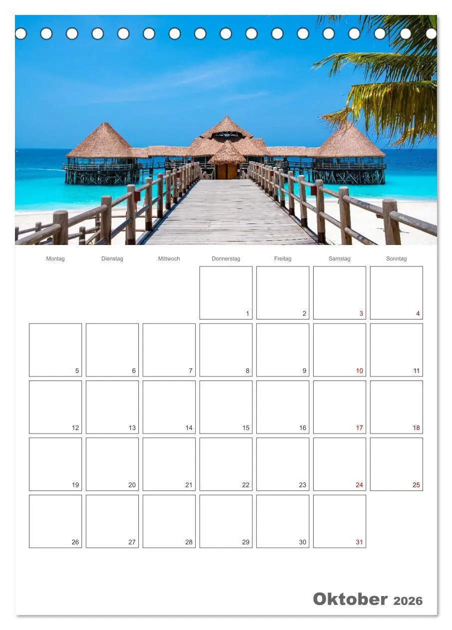 Bild: 9783516321432 | Sansibar - Traumreiseziel (Tischkalender 2026 DIN A5 hoch),...