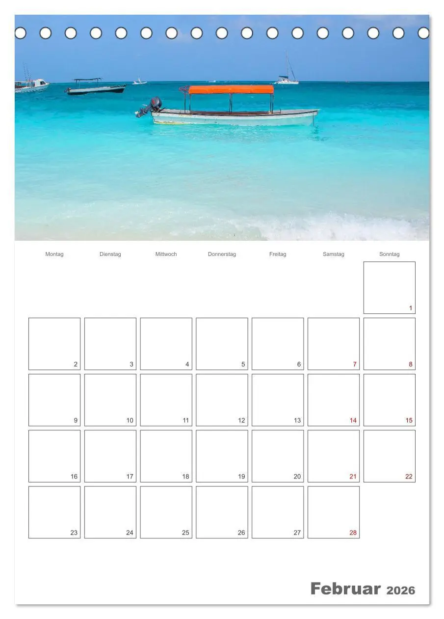 Bild: 9783516321432 | Sansibar - Traumreiseziel (Tischkalender 2026 DIN A5 hoch),...