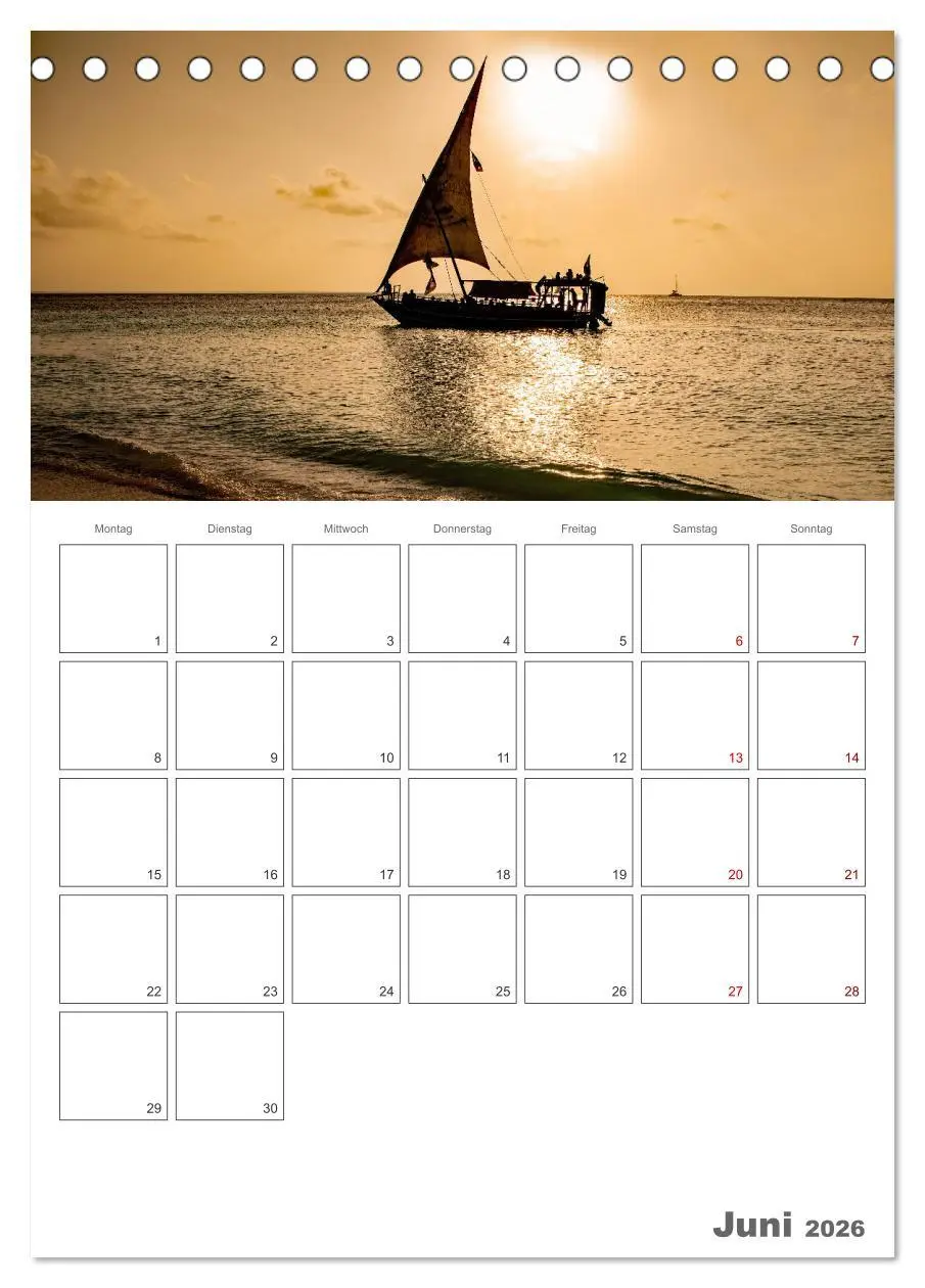 Bild: 9783516321432 | Sansibar - Traumreiseziel (Tischkalender 2026 DIN A5 hoch),...