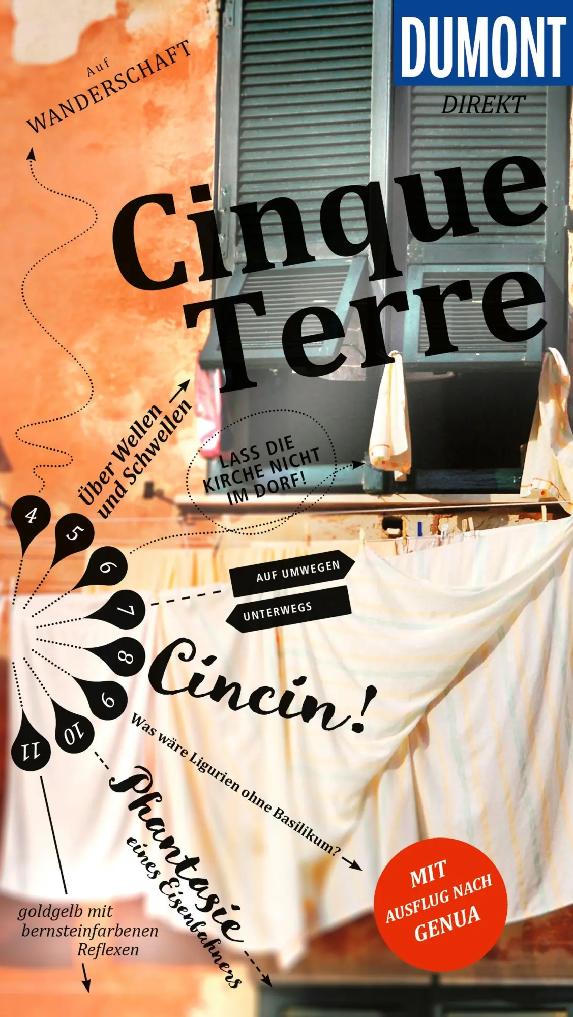 Cover: 9783616001432 | DUMONT direkt Reiseführer Cinque Terre | Mit großem Faltplan | Hauer
