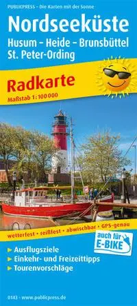 Cover: 9783747301432 | Nordseeküste, Husum - Heide - Brunsbüttel, St. Peter-Ording 1:100 000