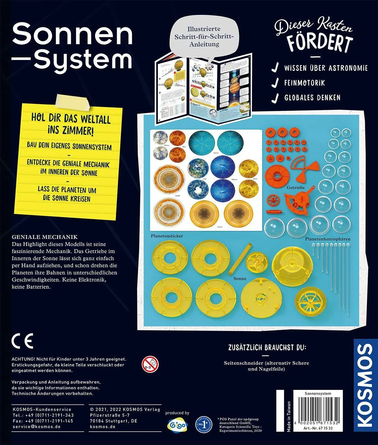 Bild: 4002051671532 | Sonnensystem | Experimentierkasten | Spiel | Brettspiel | 671532