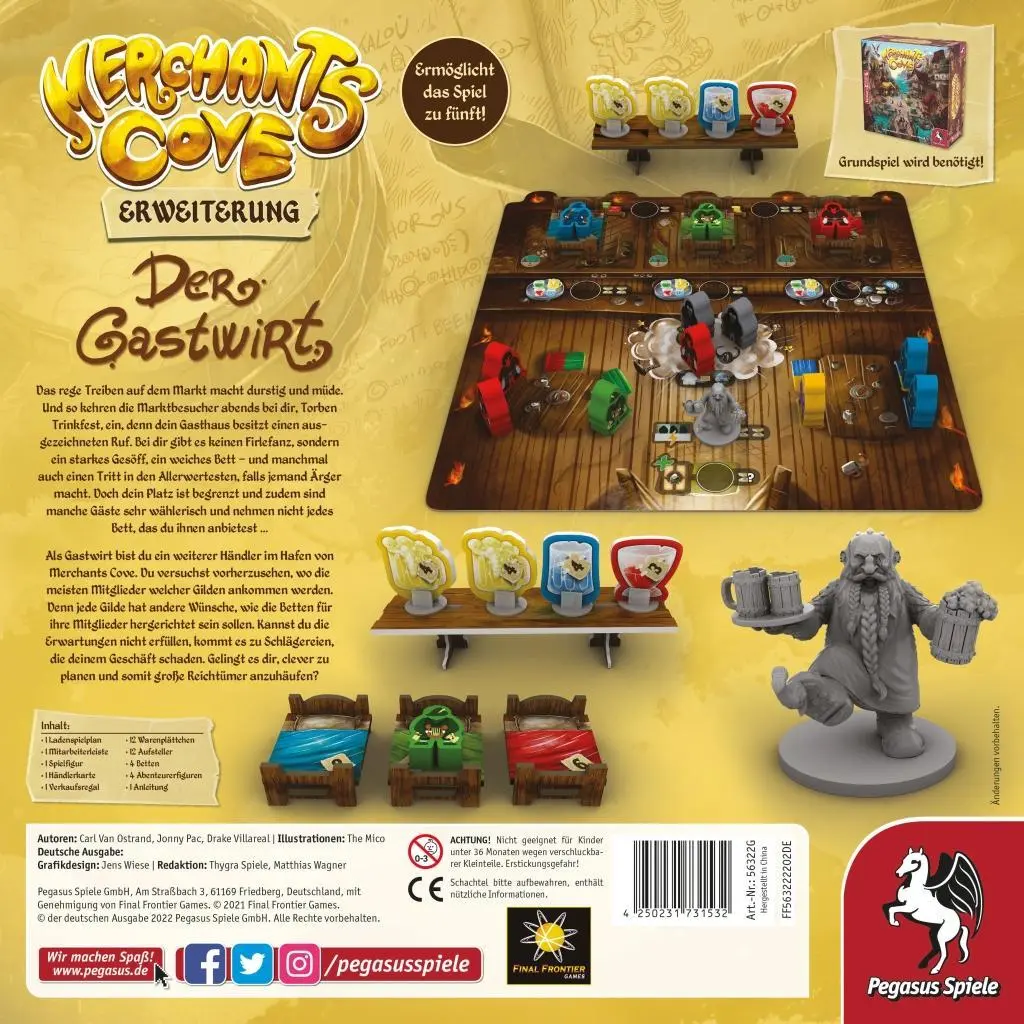 Bild: 4250231731532 | Merchants Cove: Der Gastwirt [Erweiterung] | Spiel | 56322G | Deutsch