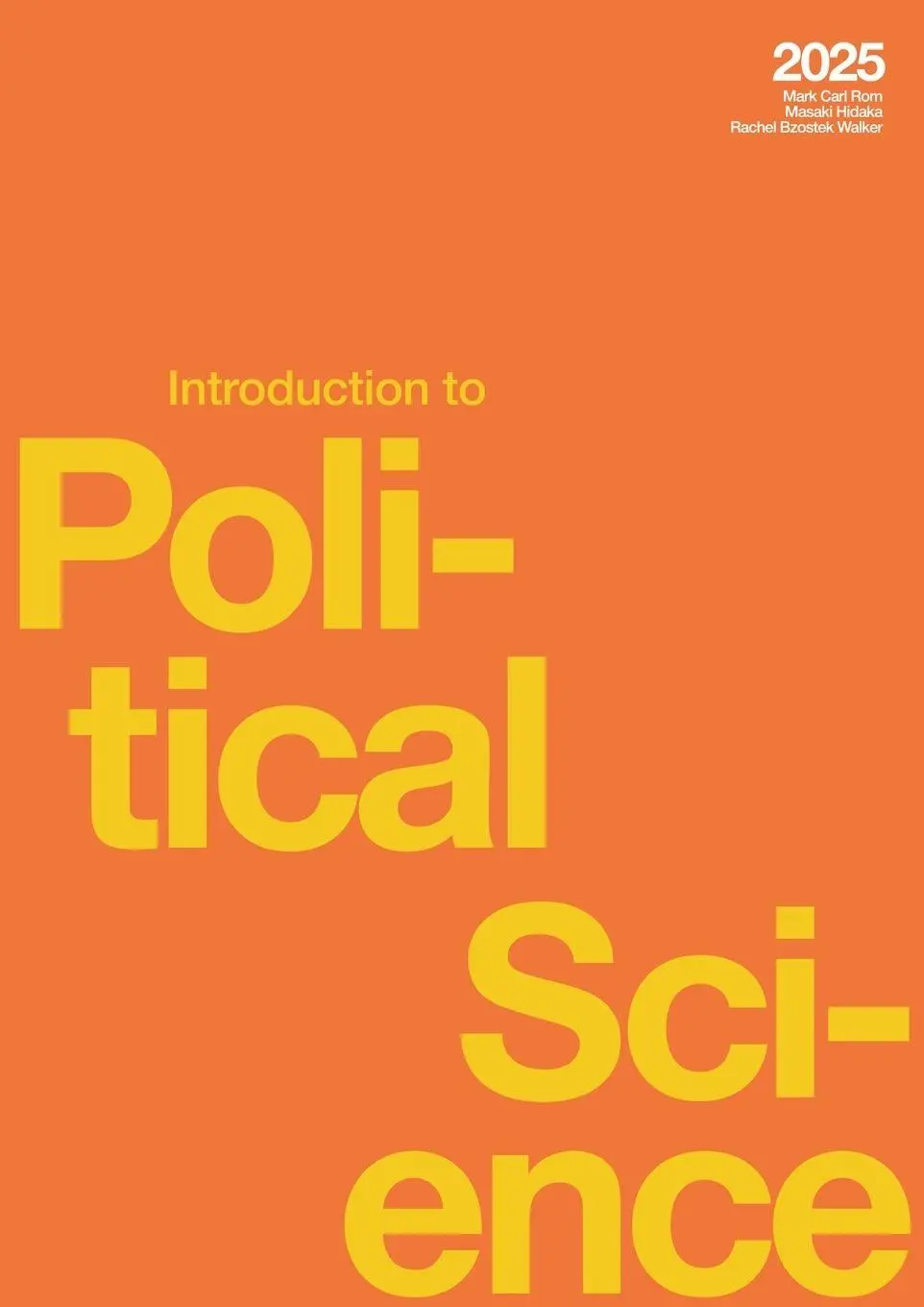 Cover: 9781069271532 | Introduction to Political Science (2025) | Mark Carl Rom (u. a.)