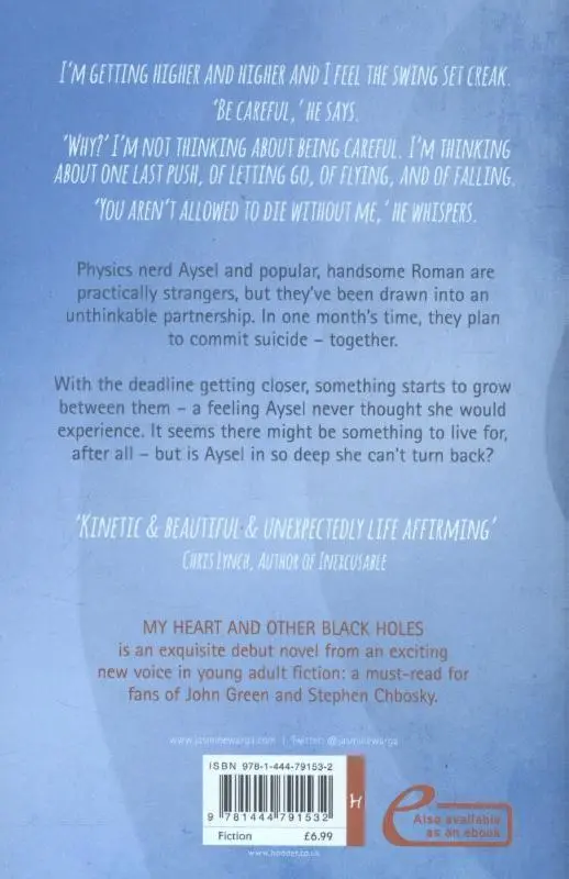 Rückseite: 9781444791532 | My Heart and Other Black Holes | Jasmine Warga | Taschenbuch | 310 S.