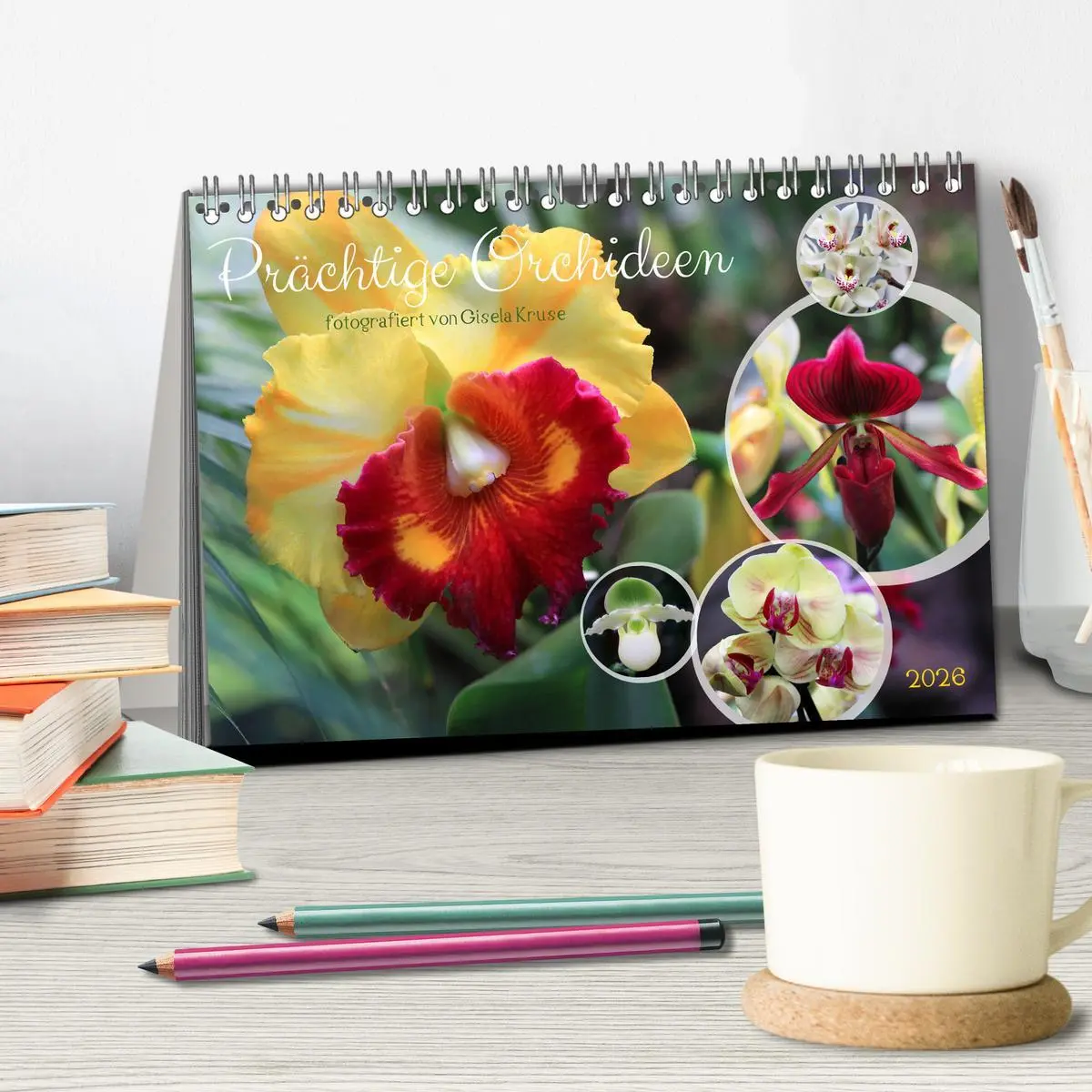 Bild: 9783457461532 | Prächtige Orchideen (Tischkalender 2026 DIN A5 quer), CALVENDO...