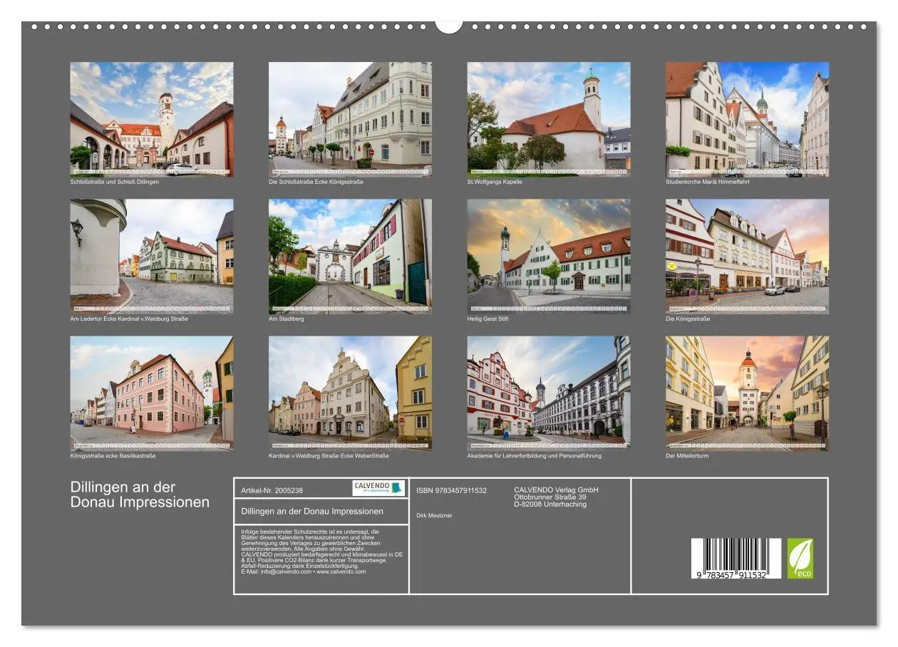 Bild: 9783457911532 | Dillingen an der Donau Impressionen (Wandkalender 2026 DIN A2...