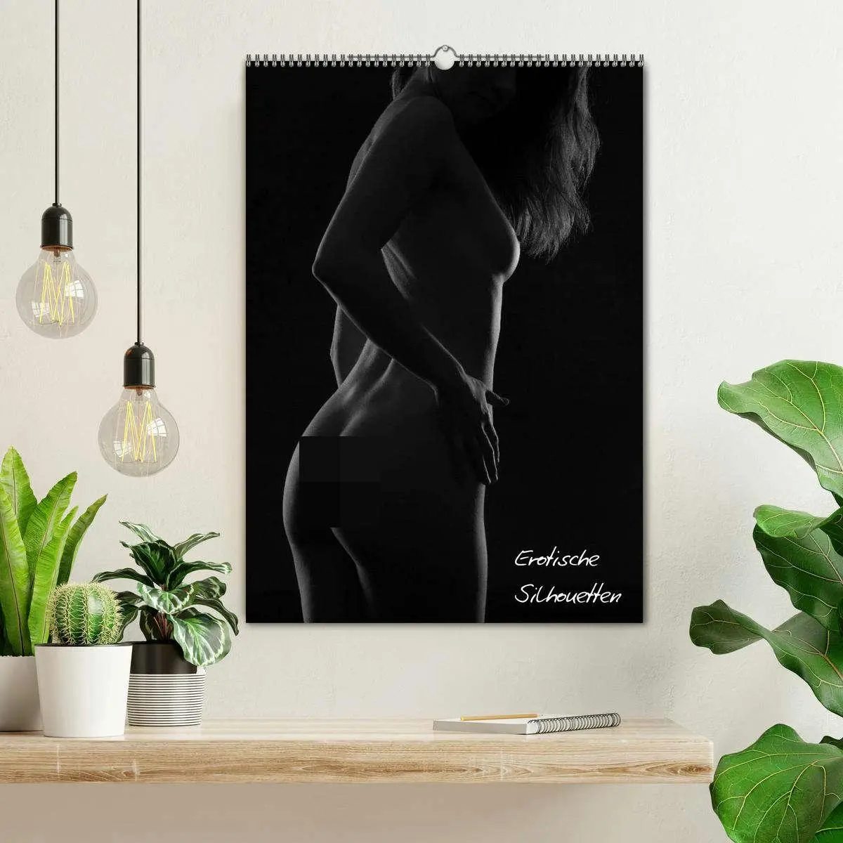 Bild: 9783516481532 | Erotische Silhouetten / CH-Version (Wandkalender 2026 DIN A2 hoch),...