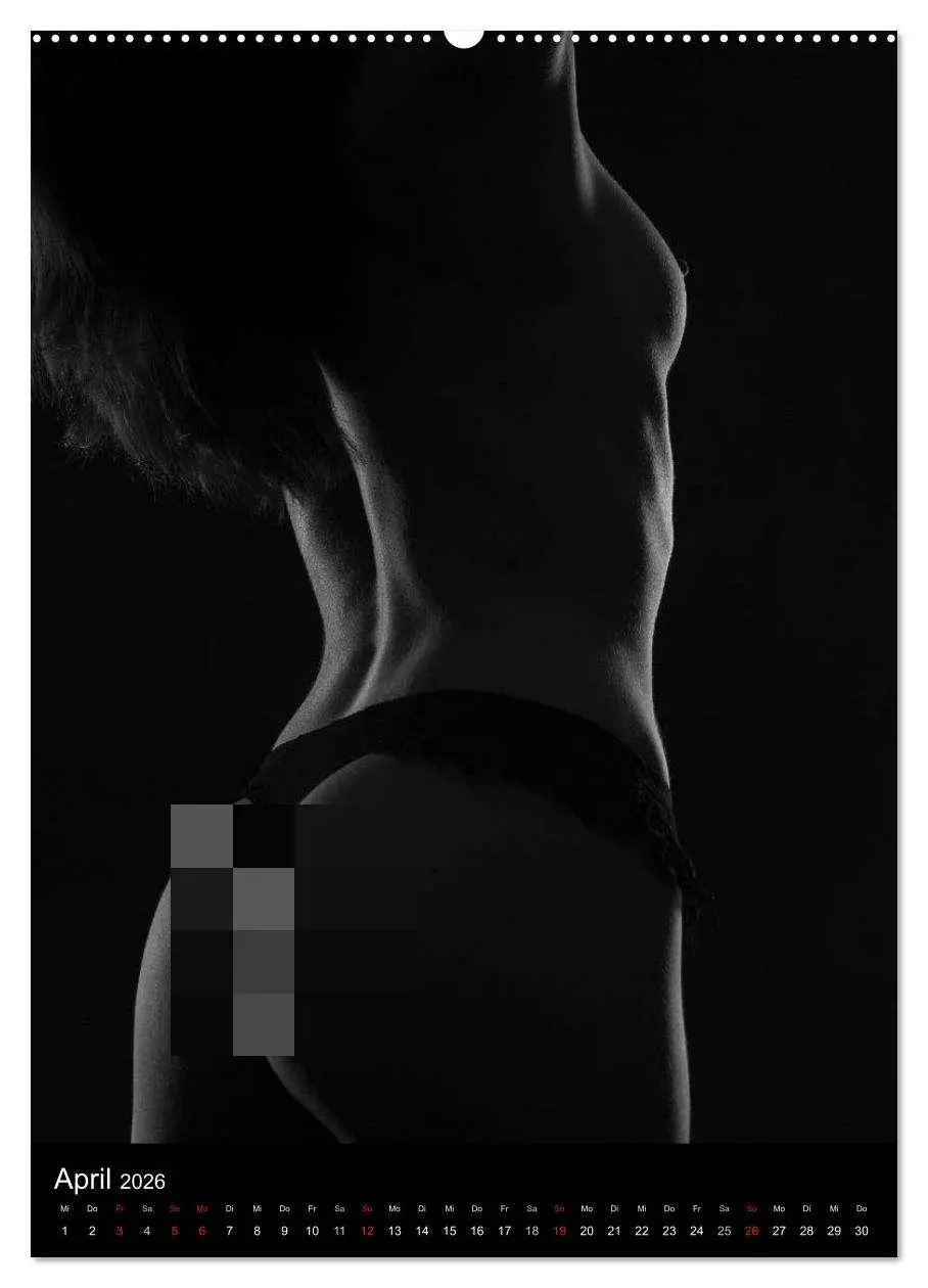 Bild: 9783516481532 | Erotische Silhouetten / CH-Version (Wandkalender 2026 DIN A2 hoch),...
