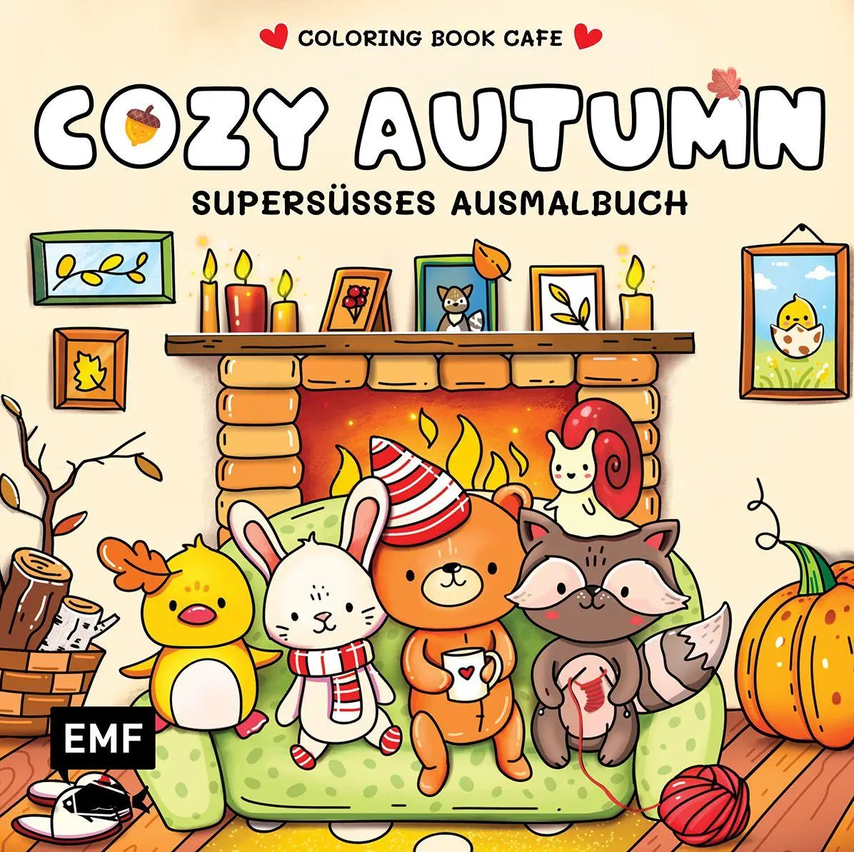 Cover: 9783745931532 | Cozy Coloring - Cozy Autumn | Coloring Book Cafe | Taschenbuch | 72 S.