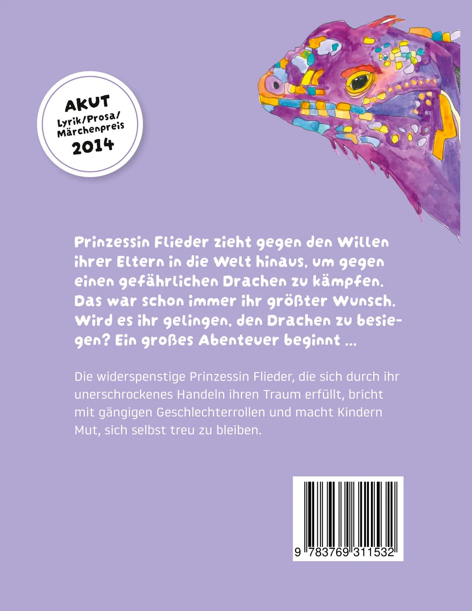 Rückseite: 9783769311532 | Prinzessin Flieder und der Drache Brandeis | Helena Srubar | Buch